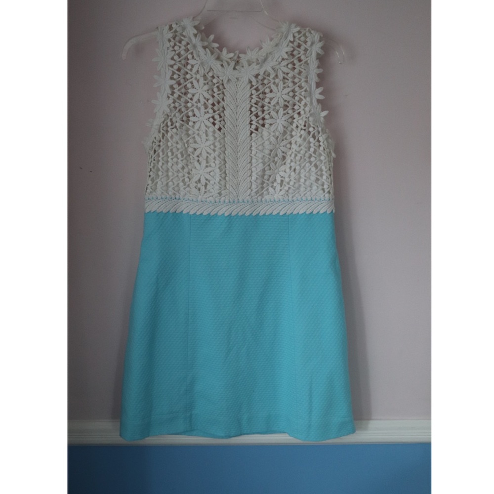 Lilly Pulitzer Breakers Lace Top Shift Dress Sz 6